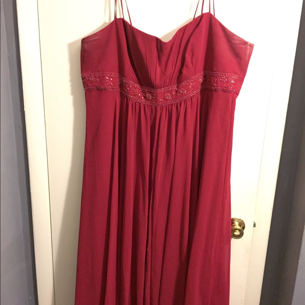 Red prom dress